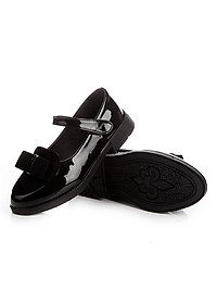 Giày Phong Cách Vintage Cực Xinh Cho Bé Gái 3 - 12 Tuổi G3 - Đen