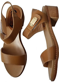 Giày Sandal Cao Gót BIGGBEN Da Bò Thật SDCG44