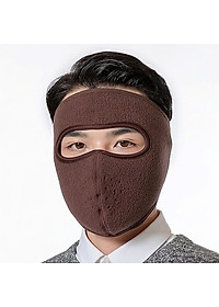 COMBO 2 Khẩu trang ninja vải nỉ kính che kín mặt kín tai chống nắng gió lạnh bụi - khau trang kinh che kin MÀU ĐEN