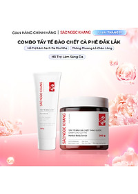 Combo Tẩy Tế Bào Chết Da Mặt 120g và Body 200g