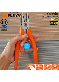 Kìm điện - kìm răng 8 inch/ 200mm Fujiya AP-200 Công Nghệ Nhật Bản- Kìm cắt dây thép dây đồng