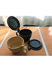 Ly nhựa cao cấp có nắp chống tràn Inomata hàng nội địa Nhật Bản