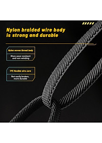 Cáp Sạc 4 Trong 1 đa năng dài 1 mét - công suất 65W, dùng cho nhiều dòng điện thoại 