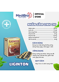 Thực Phẩm Chức Năng Tăng Cường Sinh Lực, Bồi Bổ Khí Huyết Mediplantex Liginton (50 Viên / Hộp)