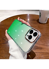 Ốp lưng chống sốc cho iPhone 14 Pro / 14 Pro Max / 12 Pro Max hiệu Likgus Luxury Gradient trang bị viền Camera ánh kim sang trọng , chống sốc chống va đập - Hàng nhập khẩu