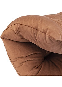 Đệm ngồi bệt vuông, đệm lót ghế văn phòng vải nhung cao cấp A - 40x40x6cm giao màu ngẫu nhiên