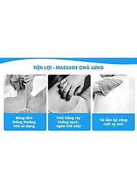 DÂY ĐAI TẮM CHÀ LƯNG, CỌ LƯNG SILICON MASSAGE TẨY DA CHẾT