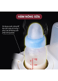Máy Tiệt Trùng Bình Sữa và Hâm Sữa 2 trong 1 Sassy - 320E