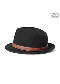 Mũ Phớt Nam Lông Cừu Úc, Nón Fedora Nam Vành Nhỏ Mr Mao Cao Cấp MP041