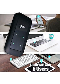 Bộ Phát WiFi 4G/5G LTE - Bộ Phát Wifi Di Động 4G/5G LTE - Tốc Độ 150Mb Hỗ Trợ Tất Cả Nhà Mạng - Hàng Chính Hãng