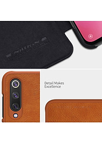 Bao Da Da Bò Nillkin Qin Cho Xiaomi Mi 9 Có Ngăn Đựng Thẻ - Hàng Chính Hãng