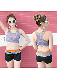 Bộ Đồ Bơi Nữ Bikini 2 Mảnh ATI61 MAYHOMES Set Áo Và Short, One Size, Kiểu Dáng Thể Thao