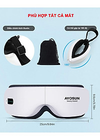 Máy Mát Xa Xông Hơi Cho Mắt aYosun Hàn Quốc Massage Tích Hợp Bluetooth Nghe Nhạc Thư Giãn