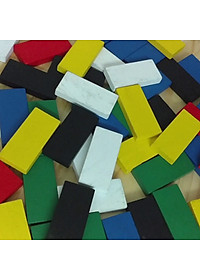 Domino gỗ màu