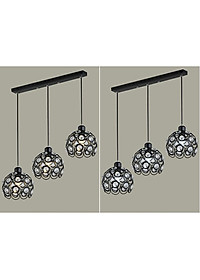 Bộ đèn thả ALION treo trần trang trí độc đáo - kèm bóng LED và đế ốp trần