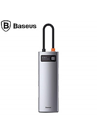 Hub chuyển đổi đa năng 8 trong 1 Baseus CAHUB-CV0G ( Type-C to HDMI/ USB3.0/ LAN / SD Card Reader/ Type C PD 100W, Multifunctional HUB) - HÀNG CHÍNH HÃNG