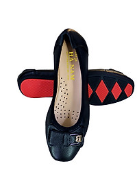 Giày Nữ Búp Bê Da Bò Thật HÀ NAM Cao Cấp BBN2028