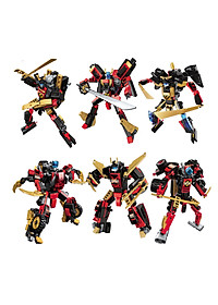 đồ chơi lắp ráp  xếp hính Robot Biến Hình 6 trong 1 với hơn 900 chi tiết Bằng nhựa ABS an toàn 