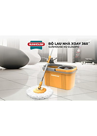 Bộ lau nhà xoay 360 độ SUNHOUSE KS-CL350PO