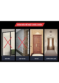 Thanh xà đơn gắn cửa, xà đơn treo tường Thước Thăng Bằng, chịu lực 200kg, chốt khóa an toàn chông trượt tập luyện tại nhà TP201PU