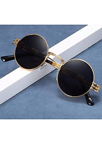 Kính xinh, Kính râm, Kính mát Mắt tròn gọng lò xo ulzzang Hàn Quốc cao cấp + tặng Tuavit Kính xinh Mini đa năng