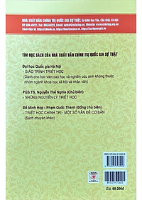 Sách Giáo trình Triết học (Dùng cho khối không chuyên ngành triết học trình độ đào tạo thạc sĩ, tiến sĩ các ngành khoa học tự nhiên, công nghệ)