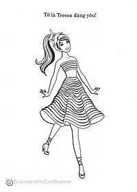 Sách Barbie Xinh Đẹp 2 (Tô Màu Có Hình Dán)