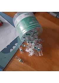 Hộp 100,200 đầu lọc thuốc cao cấp nhựa dẻo bảo vệ sức khỏe, màu giao ngẫu nhiên ( mua từ 3 hộp tặng kèm 1 hộp nhựa đựng đầu tẩu)