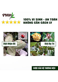 Chế phẩm vi sinh Biomic PMP diệt sâu xanh, sâu tơ, trĩ, nhện đỏ, rệp, sùng đất, tuyến trùng cho rau sạch, hoa, cây cảnh