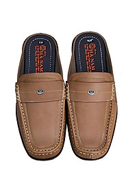 Dép bít mũi nam HÀ NAM da bò thật cao cấp GSB2059