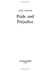Pride And Prejudice