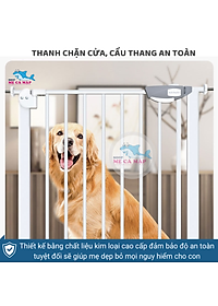 Chặn Cửa Chặn Cầu thang an toàn, chắn cửa dày nặng, thanh chặn cửa cao 79cm bảo vệ bé an toàn
