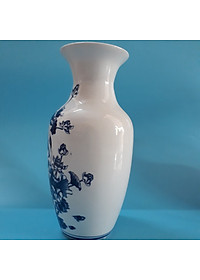 Cặp Lộc Bình, lọ hoa sứ bát tràng cao 38 cm ( cá chép, tùng hạc, chim công,  tùng và hoa mẫu đơn),  (giao ngẫu nhiên)