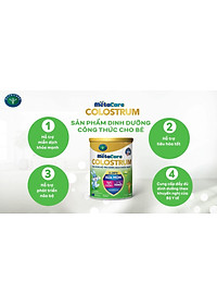 Sữa non Metacare Colostrum 1+ giúp trẻ tăng cường miễn dịch (800g)