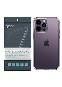 Ốp Lưng Trong Suốt GOR TPU Dành Cho iPhon.e 14 / 14 Plus  / 14 Pro / 14 ProMax - Hàng Chính Hãng