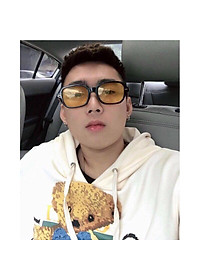 Kính màu Vàng đi đêm - siêu hottrend cho Nam và Nữ  + tặng Tuavit móc khóa mini đa năng