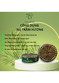 Nụ Trầm Hương Loại VIP – Hộp 100 Nụ – Trầm Tự Nhiên, Hương Trầm Ấm, Sạch – Thanh Lọc Không Gian