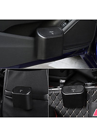 Thùng Rác Mini Cho Xe ô Tô màu đen sang trọng nhỏ gọn thông minh tiện lợi thùng rác VP