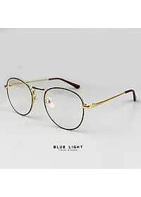 Kính Giả Cận, Gọng Kính Cận Nam Nữ Mắt Tròn Gọng Đen Không Độ Hàn Quốc - BLUE LIGHT SHOP