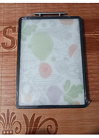 Thớt INOX 304 cao cấp với thiết kế 2 mặt bền bỉ, tiện lợi, an toàn cho sức khỏe: kháng khuẩn, chống nấm mốc, chống trơn trượt (SIZE LỚN)