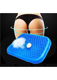 Đệm tổ ong silicon nệm lót ghế ngồi ô tô văn phòng chống ê mông, mồ hôi, mụn nhọt do ngồi lâu