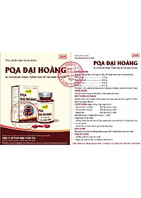 Đại Hoàng PQA Hỗ Trợ Nhuận Tràng, Thông Tiện, Giảm Táo Bón Dùng Cho Người Ít Ăn Rau Hộp 30 Viên