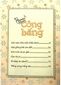 Sách Gieo Mầm Tính Cách - Công Bằng ( Tái Bản )