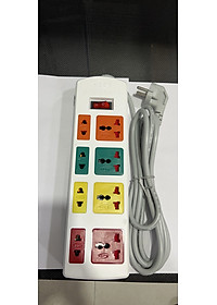 Ổ cắm điện đa năng Honjianda HJD-0448B -13A dây 3 mét hàng chính hãng màu ngẫu nhiên