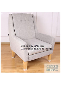 Vỏ bọc chân bàn ghế silicon dày hình vuông, miếng silicon dày bọc chân bàn ghế chống trượt