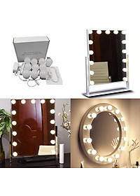 Chuỗi dây đèn led gương trang điểm 10 bóng 5 màu điều chỉnh