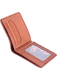Ví Nam Đan Viền Huy Hoàng HT2134 (12.5 x 10 cm) - Da Bò