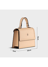 Túi Yuumy ( Thời trang nữ nắp gập dáng vuông size 22 - Túi đeo chéo da Seasand YN197 )