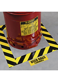 Băng keo dán nền cảnh báo 3M 766 50mm x 33m (vàng sọc đen)