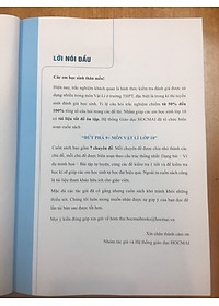 Sách Bứt phá 9 + Môn Vật Lí lớp 10 ( Update Mới Nhất )